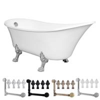 Badewanne Antik KERRA Freistehend ANTICA 164x70 cm